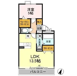 アプサラ Ⅰ【3階】の間取り