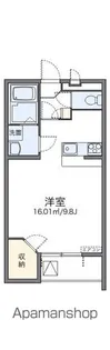 レオパレスドウージェーム【301号室】の間取り