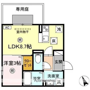 BRILLIA TWIN STAGE(ブリリア ツイン ステージ【1階】の間取り