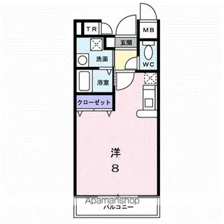 ウェルネス新橋【1階】の間取り