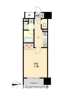 レジディア榴岡 イースト棟【5階】の間取り