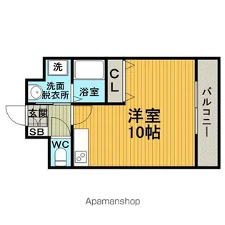 エムズコート【9階】の間取り