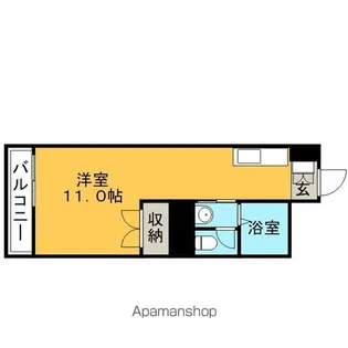北原ビル【205号室】の間取り