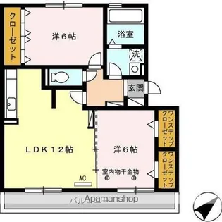 アクチュアリーM【2階】の間取り