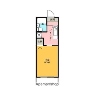 ヴィラ向陽【4階】の間取り