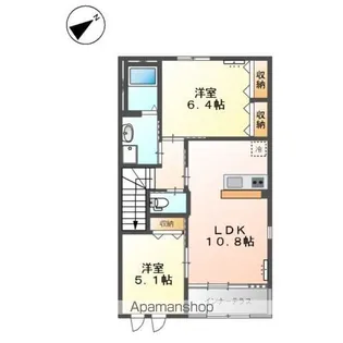 グリーンコートⅢ【2階】の間取り