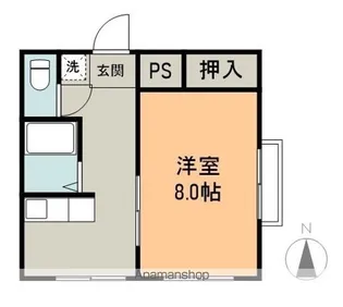 カーサフォレスタ【2-A号室】の間取り