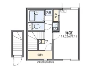 レオネクストシャイン【2階】の間取り