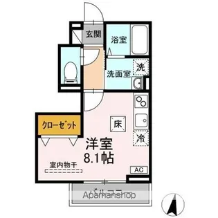 ベアーズマンション II【1階】の間取り