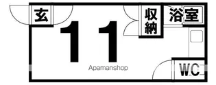 ハイムミチ【103号室】の間取り