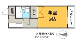 コーポサカエ【2階】の間取り