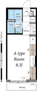 東京都立川市幸町2丁目【マンション】の間取り