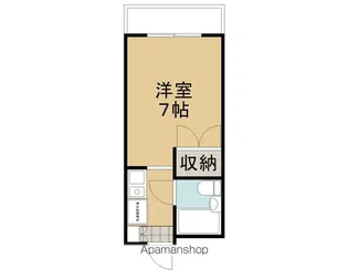 ロイヤルヴィラ衣笠【208号室】の間取り