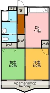 ハイツイーグルⅠ【2階】の間取り