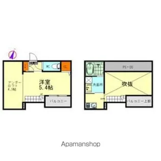 プレミア清水【2階】の間取り