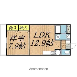 ピソ・アネーロⅠ【2D号室】の間取り