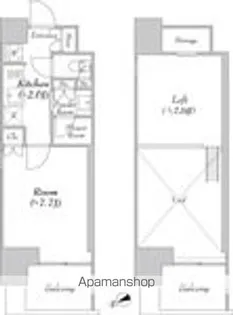 カナルフロント芝浦【11階】の間取り