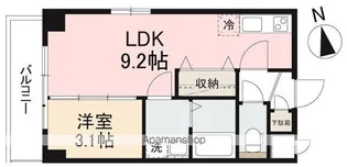 プレシャスタイム通町【4階】の間取り