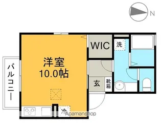 ジュネスⅡ【1階】の間取り