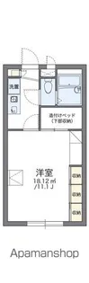 レオパレス南古都【1階】の間取り