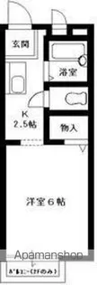 ホワイトハウス【201号室号室】の間取り