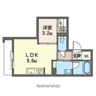 DIAMANTE下北沢(ディアマンテ)【102号室】の間取り