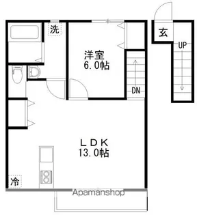 SALA BIANCA【2階】の間取り