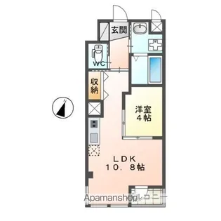 エルヴィータ【201号室】の間取り