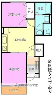 サニーガーデン【1階】の間取り