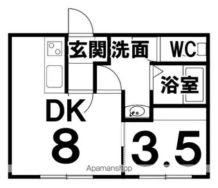 FOREST109(フォレスト)【202号室】の間取り