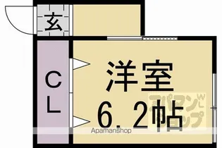 細野荘【C-2号室】の間取り
