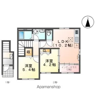 ウィン・ベルⅣ【2階】の間取り