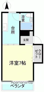 ヒロハイツ明治【103号室】の間取り