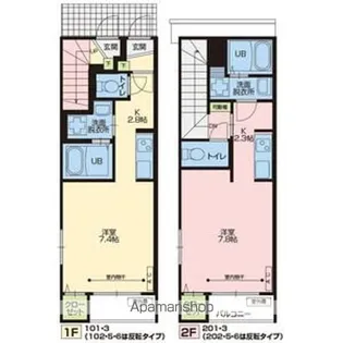 アクシィヴⅧ【1階】の間取り