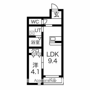 FORTUNA(フォルトゥナ)【1階】の間取り
