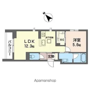 リラフォート薬円台【1階】の間取り