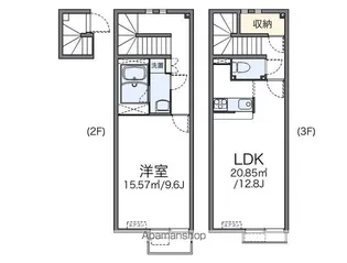 レオネクストCOMO池袋3【2階】の間取り