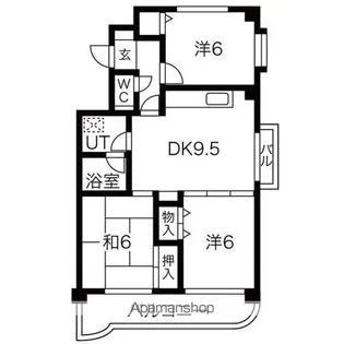 ローヤル樹林【4階】の間取り