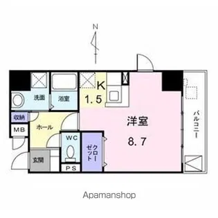 ベル アンジュ【303号室】の間取り