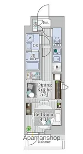 グランエール西日暮里SOUTH【5階】の間取り