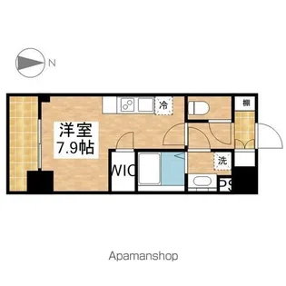 デュオフラッツ鶴舞【8階】の間取り