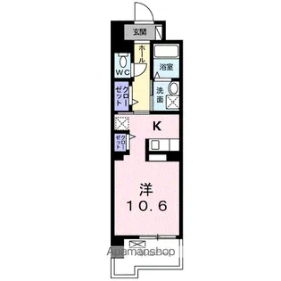 グランクリュ佐古 WEST【8階】の間取り