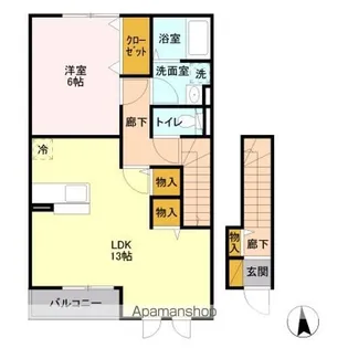 GRACE COURT(グレイスコート)【2階】の間取り