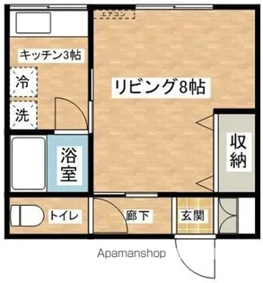 コーポ佐藤【202号室】の間取り