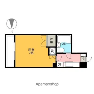 チサンマンション今小路【904号室】の間取り