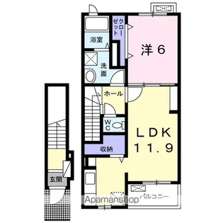 セレノF Ⅱ【2階】の間取り