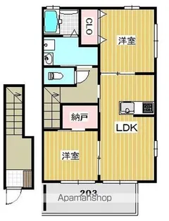 プランドールⅣ【2階】の間取り
