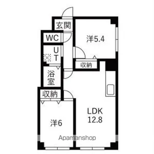 プロミネントAMA【2階】の間取り