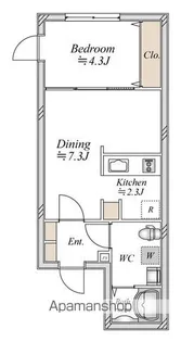 アーバンパーク方南町【1階】の間取り