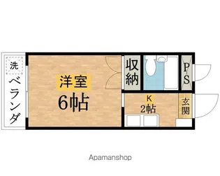 レスポワールK【309号室】の間取り